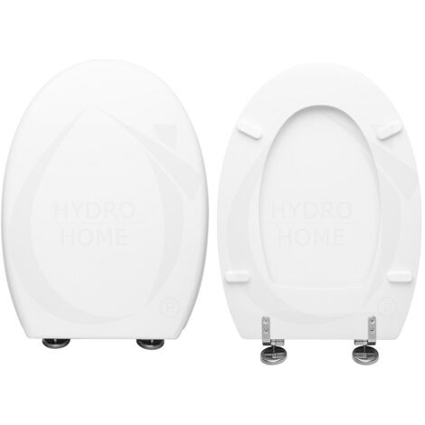 Copriwater Ronda Globo legno rivestito in resina poliestere bianco