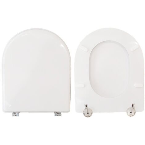 Copriwater Sfera 52 54 Catalano legno rivestito in resina poliestere bianco