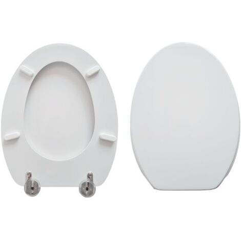 Copriwater Simas Eco compatibile in poliestere bianco