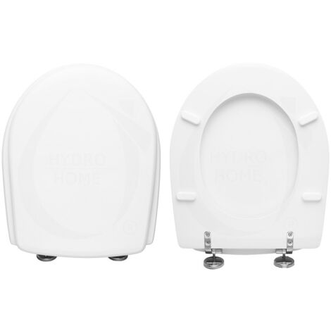 Copriwater Sirena Pozzi Ginori legno rivestito in resina poliestere bianco
