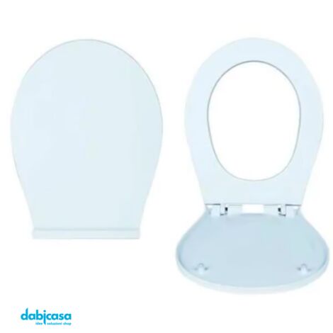 Kit 4 pezzi paracolpi PAR001 rettangolari bianchi in plastica per  Copriwater sedile Wc by HYDRO HOME