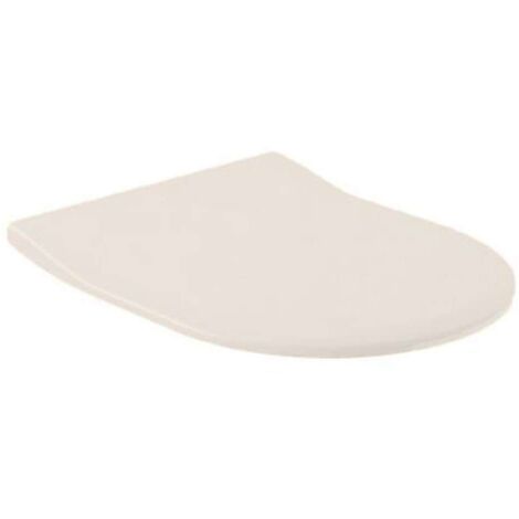 Copriwater SlimSeat, con cerniere QuickRelease e SoftClosing, cerniere in acciaio inox, in Duroplast Pergamon CeramicPlus