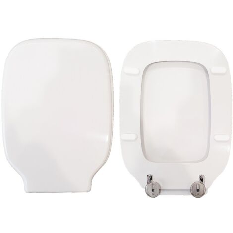 Copriwater Sprint Flaminia legno rivestito in resina poliestere bianco