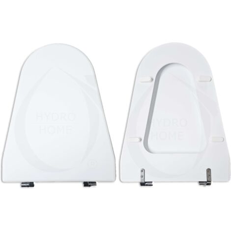 Copriwater Take Five Kerasan legno rivestito in resina poliestere bianco come originale