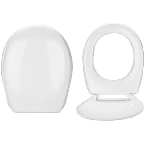 Copriwater termoindurente ovale serie Samba chiusura standard SANIPLAST
