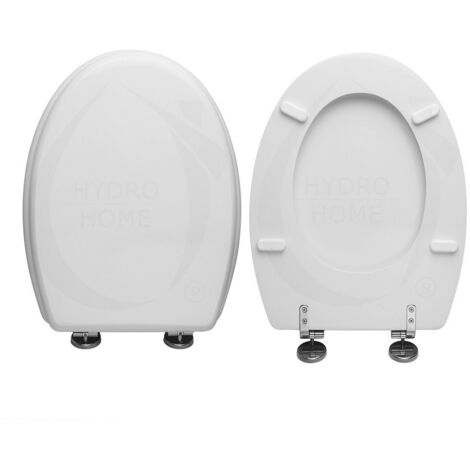 Copriwater Tonda Ideal Standard legno rivestito in resina poliestere bianco Bianco i.s.