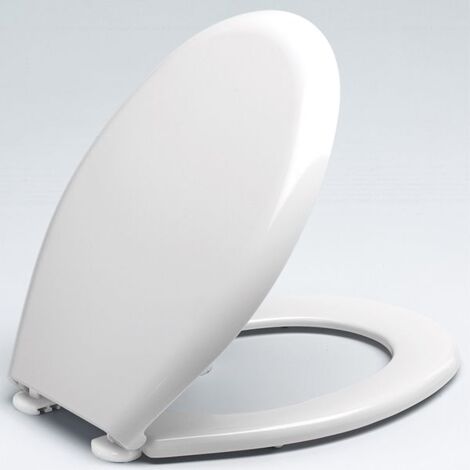 Copriwater universale bianco con chiusura soft