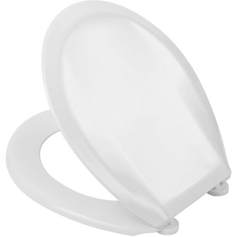 Copriwater universale in polipropilene bianco antibatterico 1,4 kg