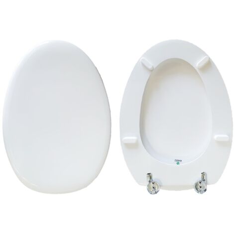 Copriwater Varazze Ideal Standard legno rivestito in resina poliestere bianco