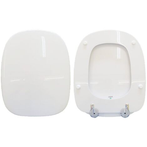 Copriwater X2 GSI legno rivestito in resina poliestere bianco