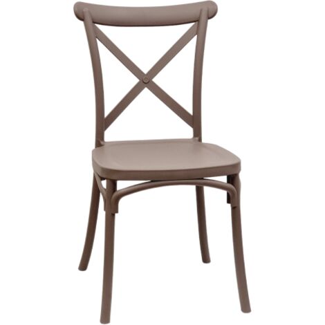 WS DESIGN copy of Chaise à dossier croisé Pompei naturel Retro Pub Restaurant