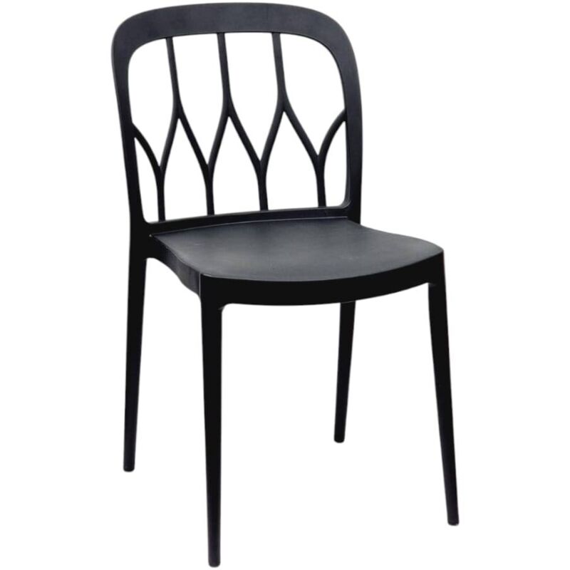 Ws Design - Chaise moderne Monaco Cuisine Bar Restaurants Noir