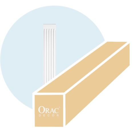 copy of Fuste de columna ancho para pilastras con muescas K250
