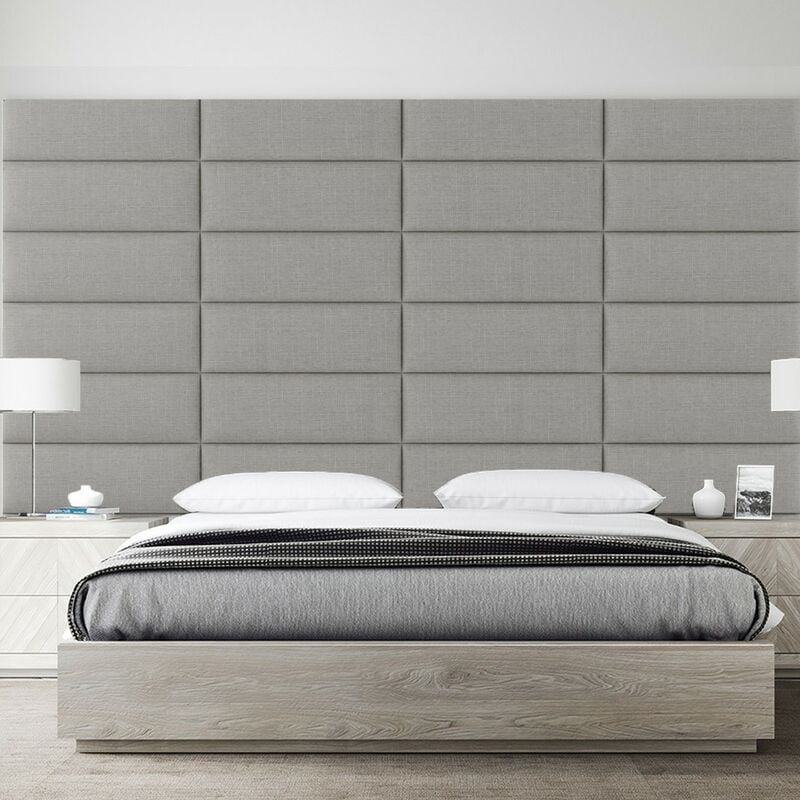 

Cabecera Tapizada Panel Decorativo - Pared Tapizada 91cm Beige