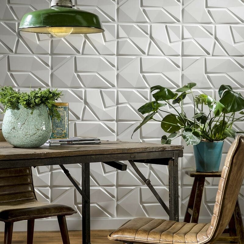

Wallart 3d - Panel de pared 3D Liam Panel decorativo 3d WallArt 3m²