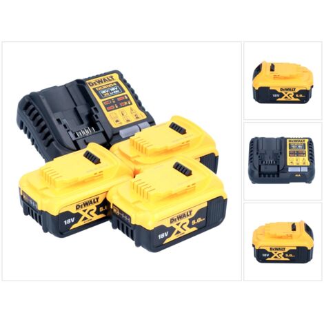 copy of Power Pack 18V XR (2x5,0 Ah) mit Ladegerät - DEWALT DCB1104P2-QW