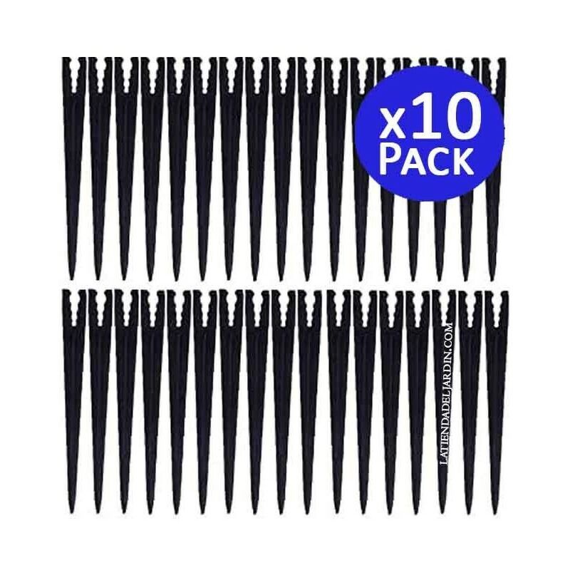 Suinga - Pack 10 x Support microtube pour tubes irigation de 3 à 7 mm