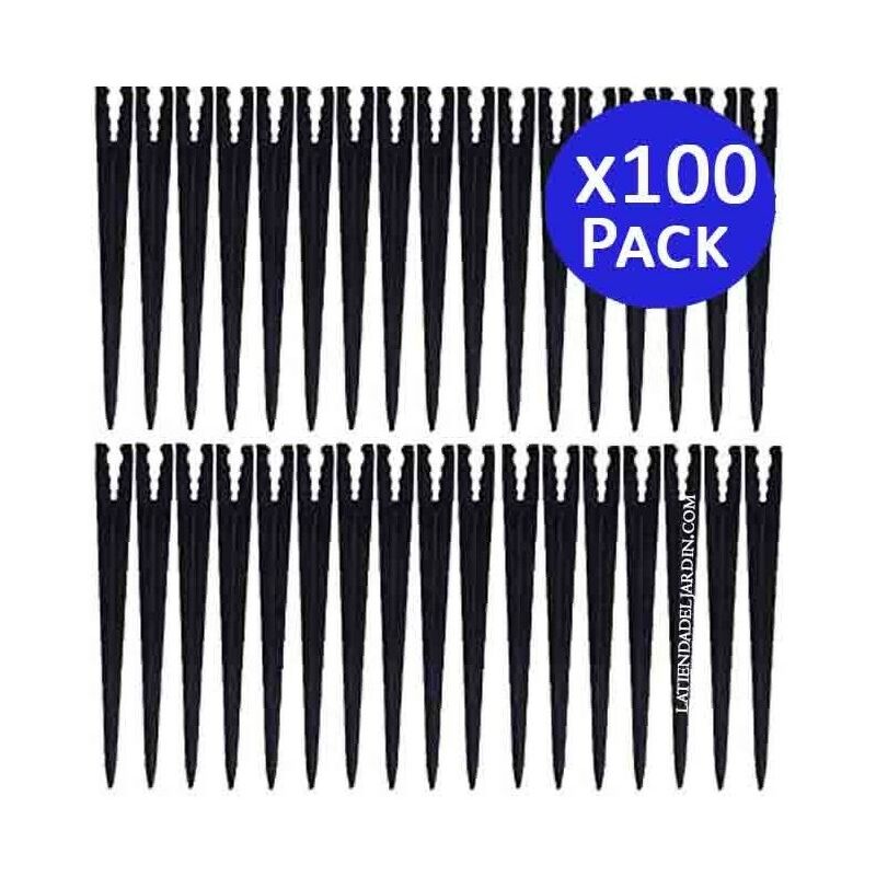 Suinga - Pack 100 x Support microtube pour tubes irrigation de 3 à 7 mm