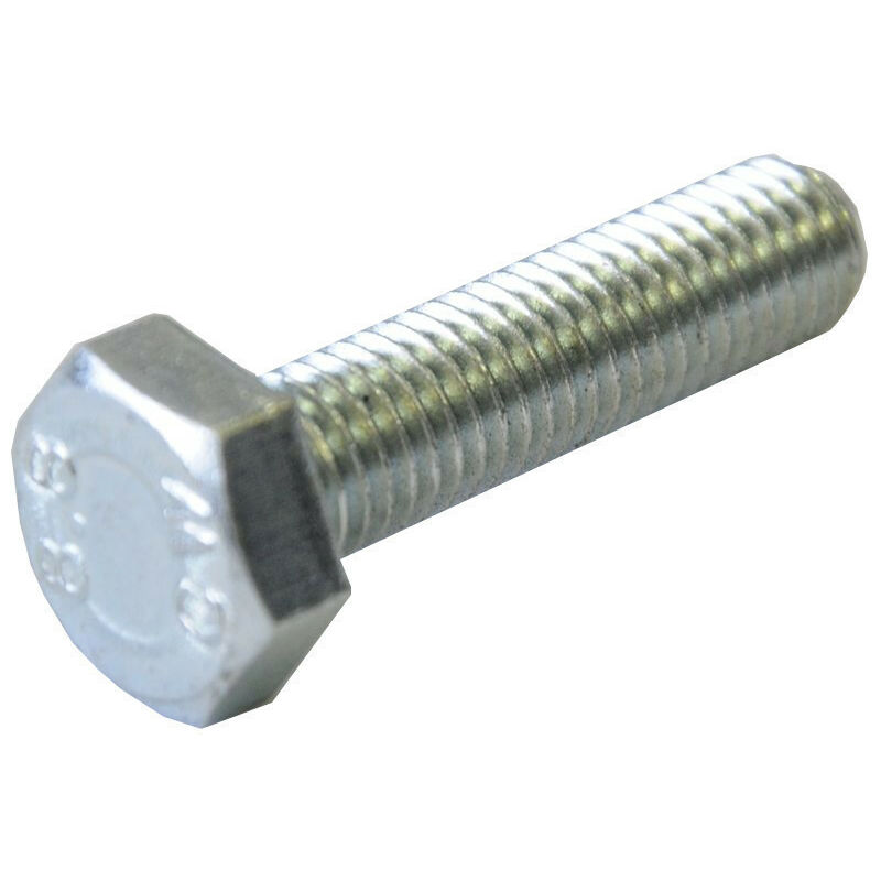 

Tornillos de máquina de 8 x 60 mm de cabeza hexagonal galvanizados (caja de 50)