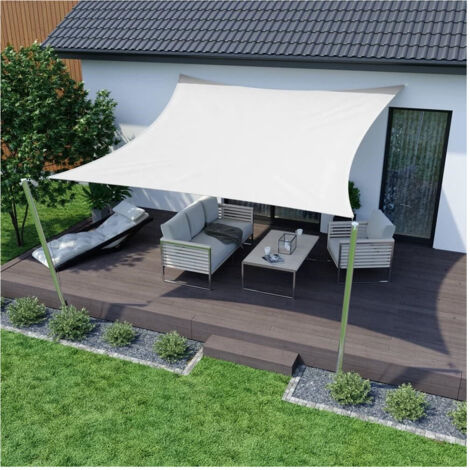 Copy Of Voile Parasol Carré Protection Solaire Ombrage De Jardin 3x3mt Beige 017029