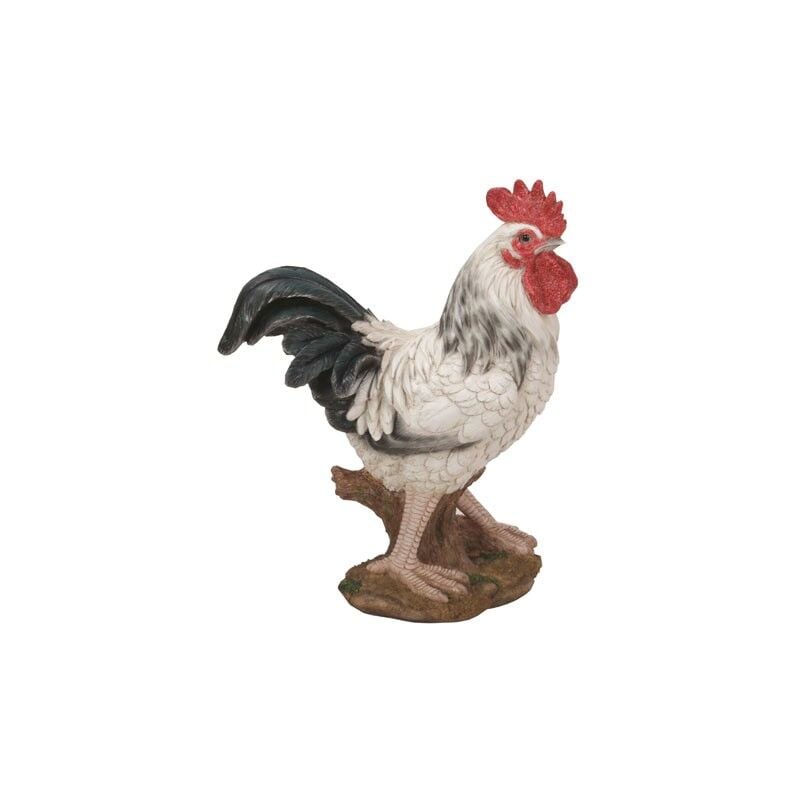 Coq PM blanc 30 cm