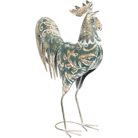Coq déco Conor H.54cm métal - Atmosphera créateur d'intérieur