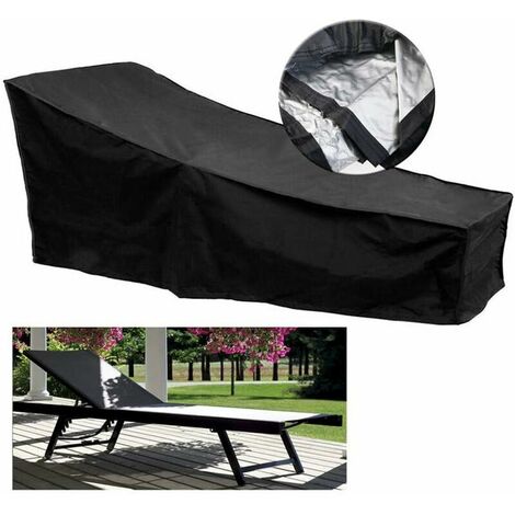 Coque 200 cm Patio Housses de Chaise Longue, Durable extérieur Housses de Chaise Longue étanche
