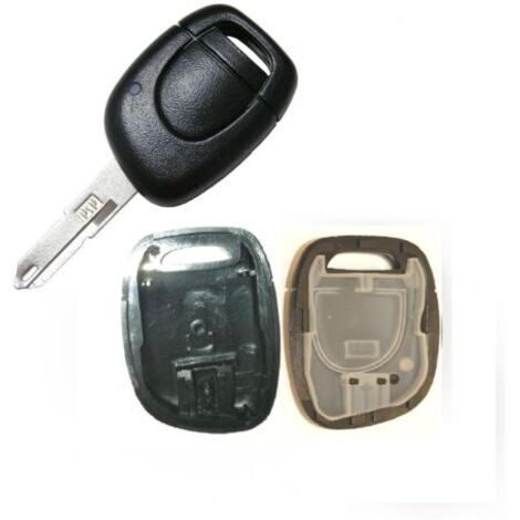 Coque Cle Adaptable Pour Renault 1 Bouton Cle A Dent - RE1TL1220