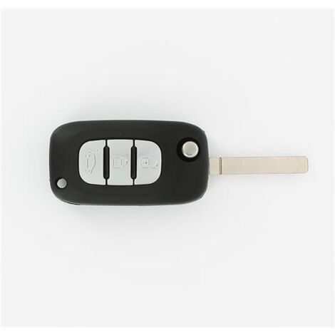 COQUE CLE ADAPTABLE POUR RENAULT 3 BOUTONS LAME FRAISEE KEYSKAR