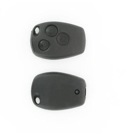 COQUE CLE ADAPTABLE POUR RENAULT 3 BOUTONS LAME FRAISEE KEYSKAR