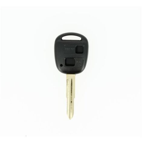 COQUE CLE ADAPTABLE POUR TOYOTA 2 BOUTON LAME CRANTEE KEYSKAR