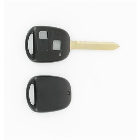 COQUE CLE ADAPTABLE POUR TOYOTA 2 BOUTONS LAME CRANTEE KEYSKAR