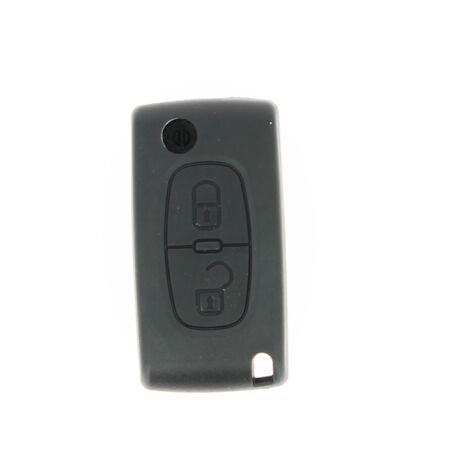 COQUE CLE ADAPTABLE PSA 2 BOUTONS LAME FRAISEE RETRACTABLE 7/8MM