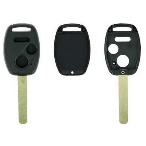 Coque Cle compatible avec HON31 compatible avec HONDA 3 BOUTONS LAME FRAISEE FIXE 9MM