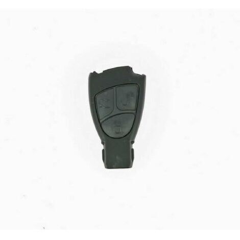 Coque Cle compatible avec MER301 MERCEDES 3 BOUTONS LAME FRAISEE RETRACTABLE 6MM