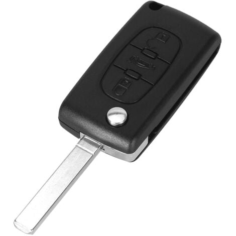 Coque Clé pour Peugeot Expert 407 307 207 308 Citroen C3 Picasso C5-CE0523-3 Boutons Coffre-Modèle sans Emplacement Pile Phonillico®