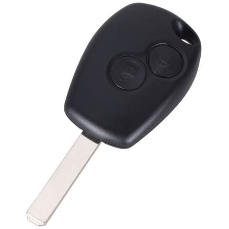 Coque Clé pour Renault Clio 3 Kangoo Master Modus Trafic Twingo Wind - Plip clé télécommande 2 Boutons Lame Plate Phonillico®