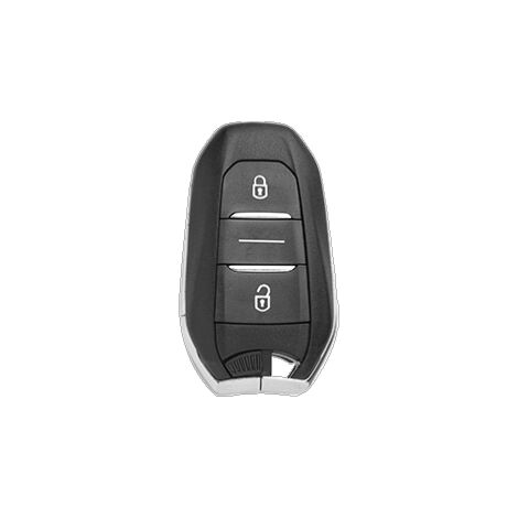 Etui clé voiture 2 boutons CEO523-HU83 avec batterie Sony adapté pour  Peugeot Expert /