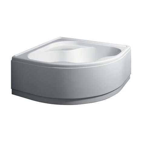 Coque de baignoire d'angle avec panneau mod. ambre