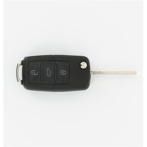 Coque De Cle Adaptable Pour Vag 3 Boutons Lame Fraisee