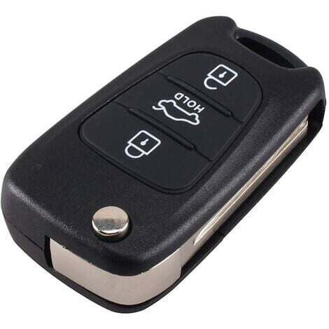 – coque de clé télécommande pliable à 3 boutons, pour Hyundai I20 I30 I35
