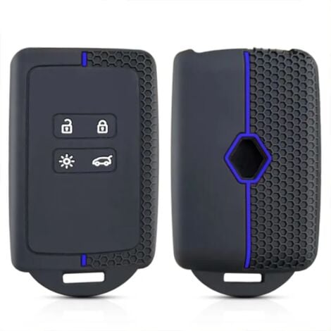 ANDYOU Coque de protection pour clé et carte Renault, compatible avec les modèles Clio 4, 5, Austral, Arkana, Captur, Megane, Zoe, Koleos