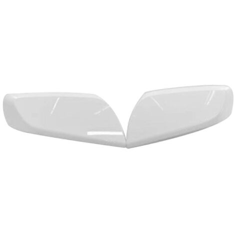 Coque de rétroviseur extérieur pour porte latérale blanche brillante