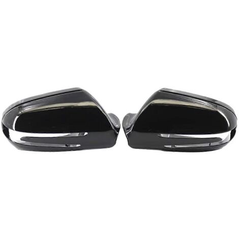 Coque de rétroviseur latéral pour rétroviseur intérieur noir brillant