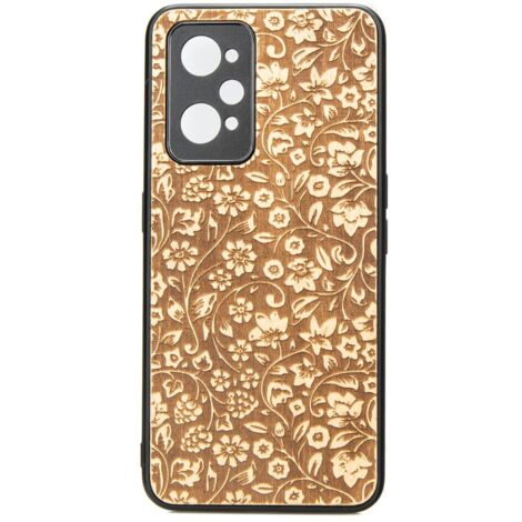 Coque en bois Realme GT 2 / GT Neo 2 / GT Neo 3T WILD FLOWERS ANIEGRE