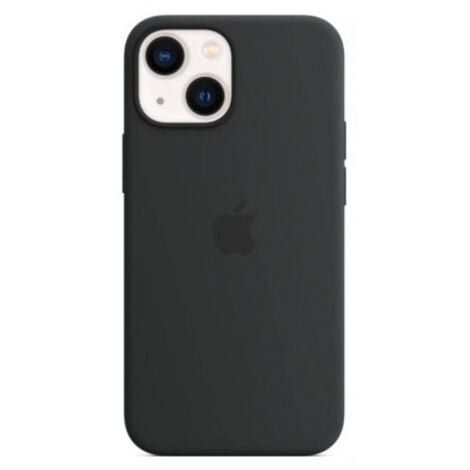 Coque en silicone Apple avec MagSafe pour iPhone 13 Minuit