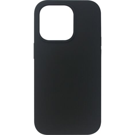 Coque eSTUFF infinite riga pour iPhone 14 Pro, noire, matériau : 51 % PC recyclé, 25 % silicone recyclé, ES67120039