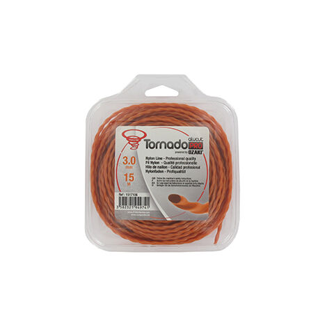 Coque Fil Nylon Copolymère Ozaki Tornado Alu - Longueur: 15m, ø: 3,00mm.