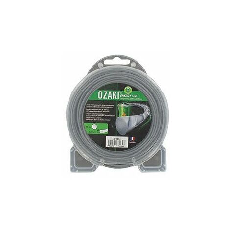 Coque Fil Nylon Ondulé Rond Ozaki Energy Line. - Longueur: 46 M, ø: 3,30mm.