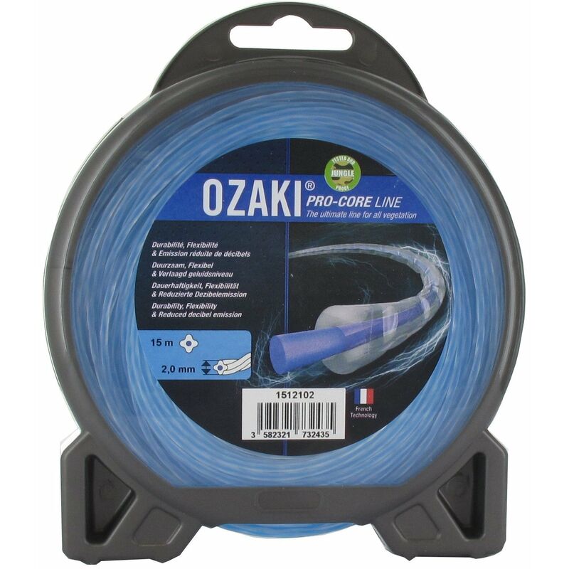 Coque fil nylon helicoïdal 2mm OZAKI PRO-CORE LINE (15m)